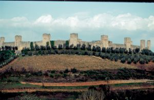 Monteriggioni in der Provinz Siena